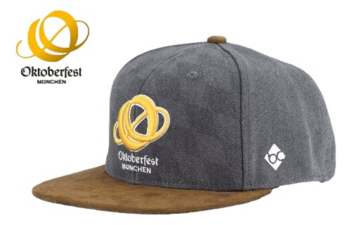 Bavarian Caps Snapback Oktoberfest München dunkelgrau - Bavarian Caps - hutwelt