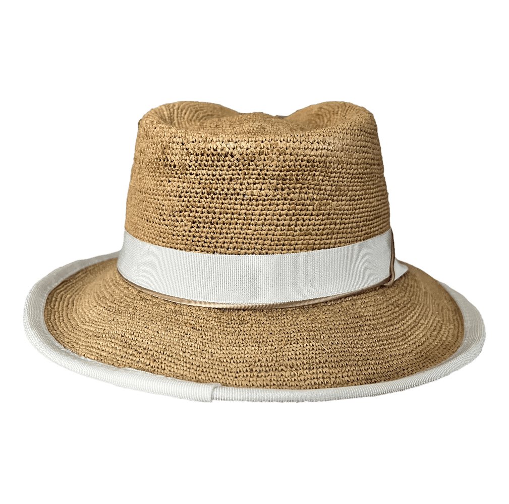 bedacht Raffia Fedora Courtney - bedacht - hutwelt