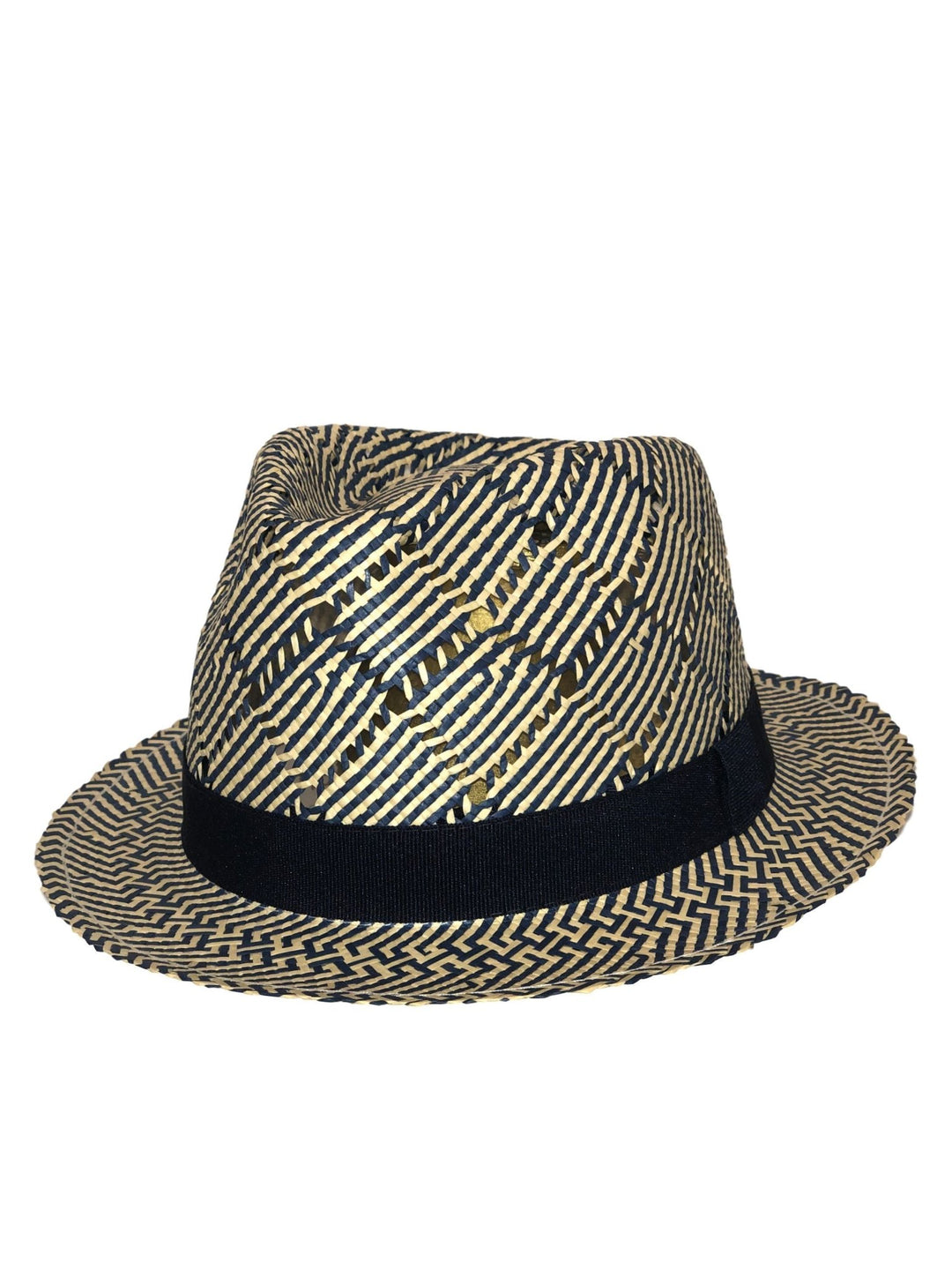 Citysport Trilby Charles blau/natur Strohhut - City Sport - hutwelt