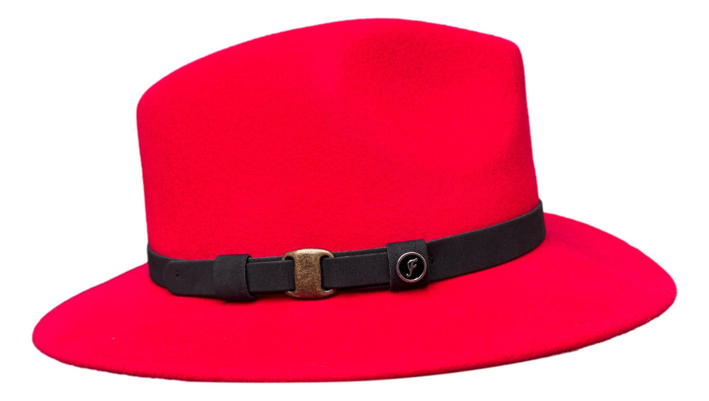 Fléchet Filzhut Fedora Rouge - Fléchet - hutwelt