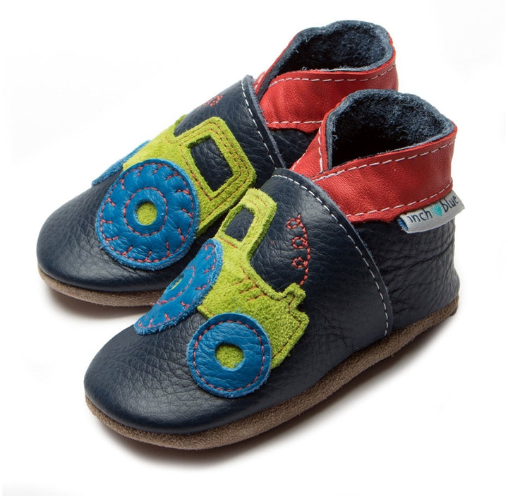 Inch Blue Babyschuhe Tractor Navy - Inch Blue - hutwelt