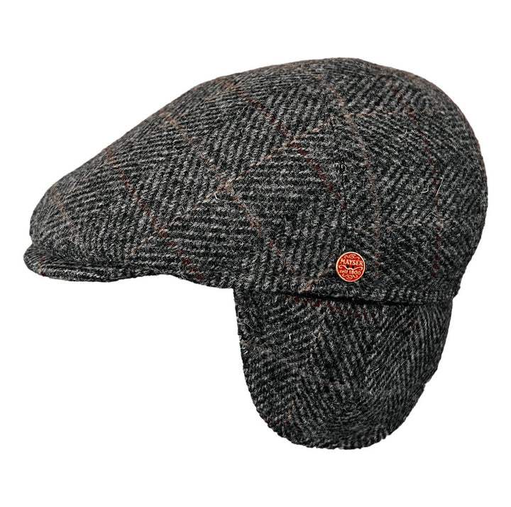 Mayser Sidney Plus Flatcap Harris Tweed - Mayser - hutwelt