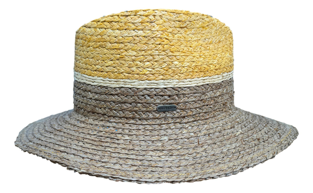 McBurn Raffia Fedora two tone - McBurn - hutwelt