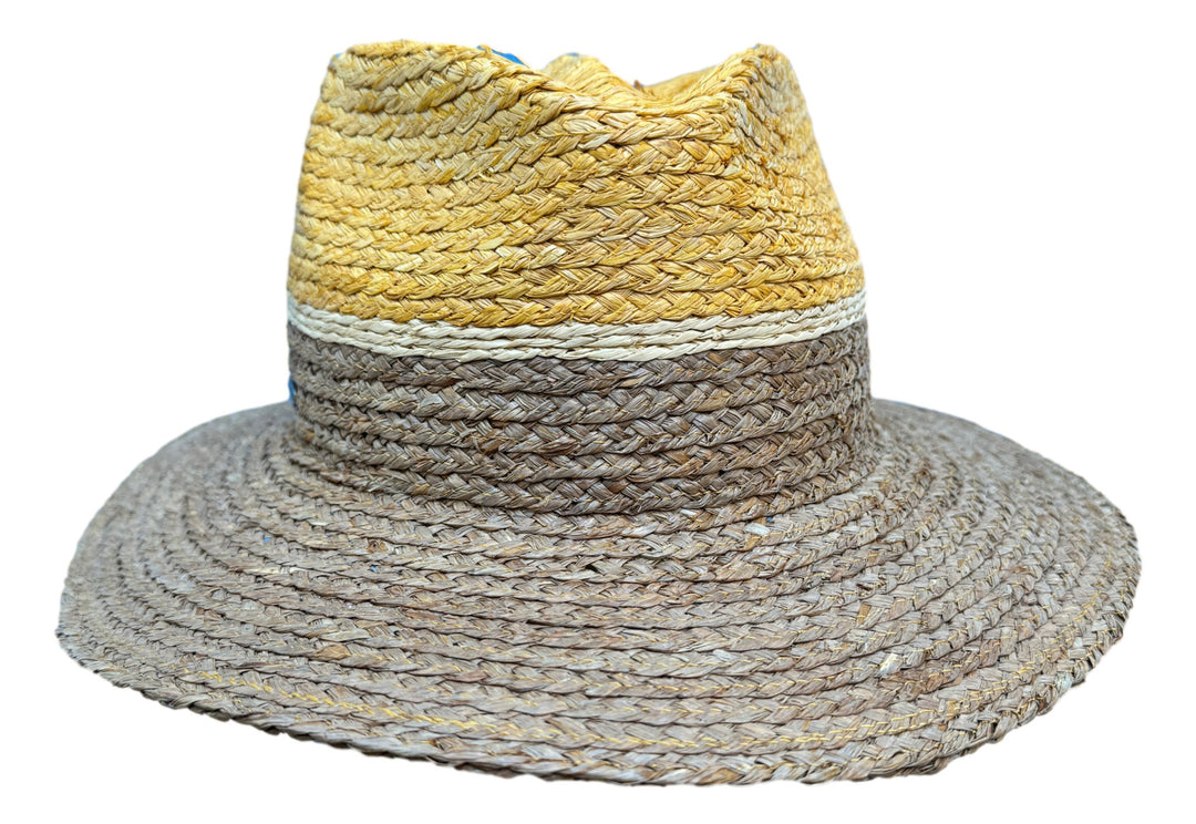 McBurn Raffia Fedora two tone - McBurn - hutwelt