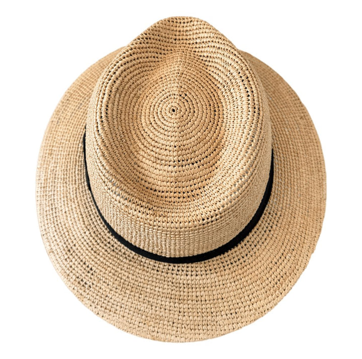 Raffia Strohhut Fedora Giulio - faustmann GERMANY - hutwelt