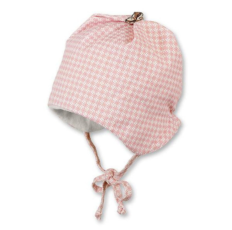 Sterntaler Bindemütze mit Kuschelfutter in rosa/natur - Sterntaler® - hutwelt