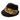 Trachtenhut Trilby schwarz beige